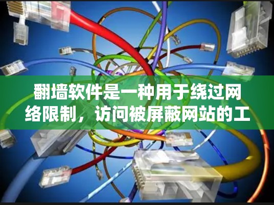 翻墙软件是一种用于绕过网络限制,访问被屏蔽网站的工具。以下是关于翻墙软件的一些详细信息 翻墙软件是一种用于绕过网络限制,访问被屏蔽网站的工具。以下是关于翻墙软件的一些详细信息