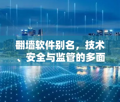 翻墙软件别名,技术、安全与监管的多面度