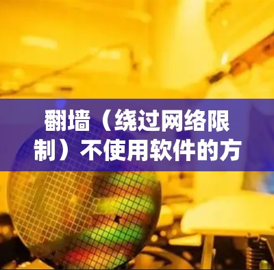 翻墙(绕过网络限制)不使用软件的方法主要有以下几种