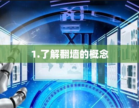 1.了解翻墙的概念