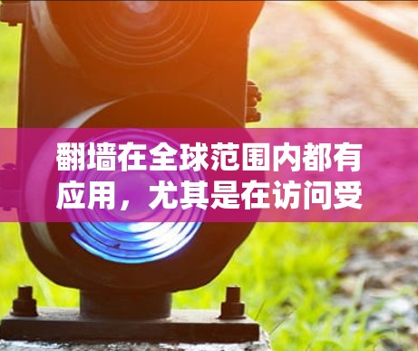 翻墙在全球范围内都有应用,尤其是在访问受限的内容或保护隐私方面。以下是关于外国聊天软件翻墙的详细解答