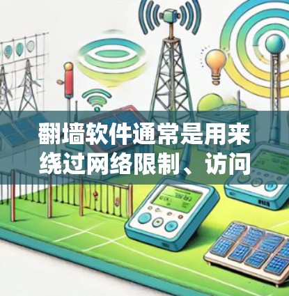 翻墙软件通常是用来绕过网络限制、访问被限制的网站或内容的工具。常见的翻墙软件包括