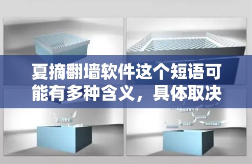夏摘翻墙软件这个短语可能有多种含义,具体取决于上下文。以下是几种可能的解释和建议