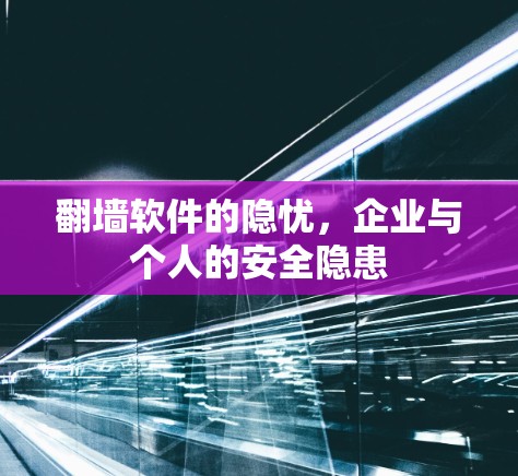 翻墙软件的隐忧,企业与个人的安全隐患