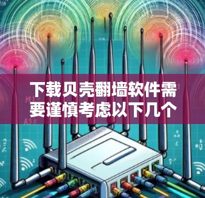 下载贝壳翻墙软件需要谨慎考虑以下几个方面