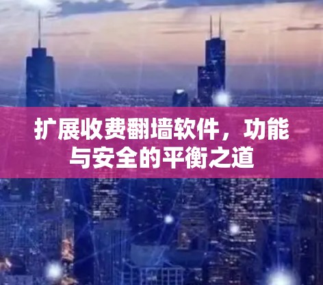 扩展收费翻墙软件，功能与安全的平衡之道