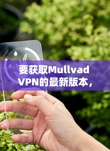 要获取Mullvad VPN的最新版本,可以按照以下步骤操作 要获取Mullvad VPN的最新版本,可以按照以下步骤操作