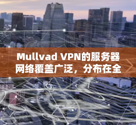 Mullvad VPN的服务器网络覆盖广泛,分布在全球多个地区,提供稳定且高效的服务。以下是对Mullvad VPN服务器节点和测速情况的详细分析 Mullvad VPN的服务器网络覆盖广泛,分布在全球多个地区,提供稳定且高效的服务。以下是对Mullvad VPN服务器节点和测速情况的详细分析